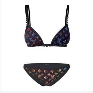 Louis Vuitton Monogram Neon Bikini Set